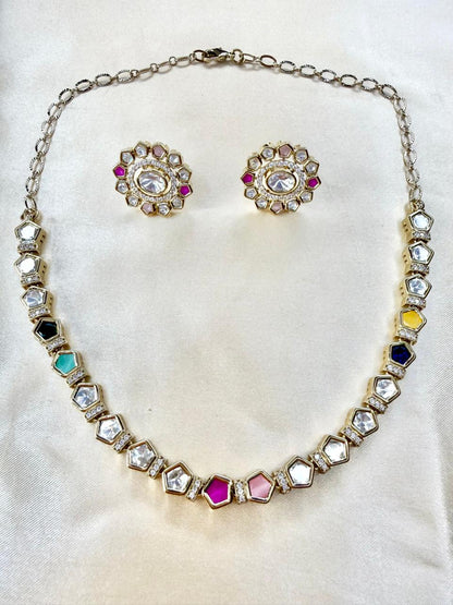 Shrija necklace set - Multicolor