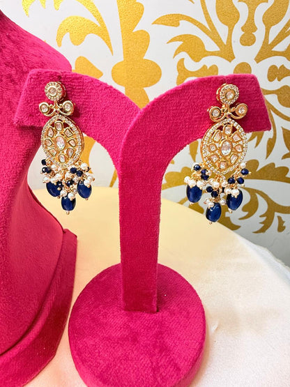 Nikhila choker set - Dark Blue