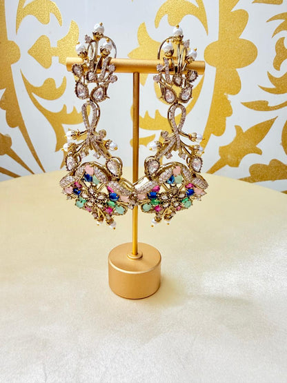 Mithila Stone danglers - Multicolor