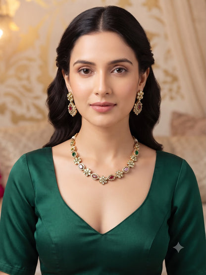 Bhumika necklace set - Multicolor