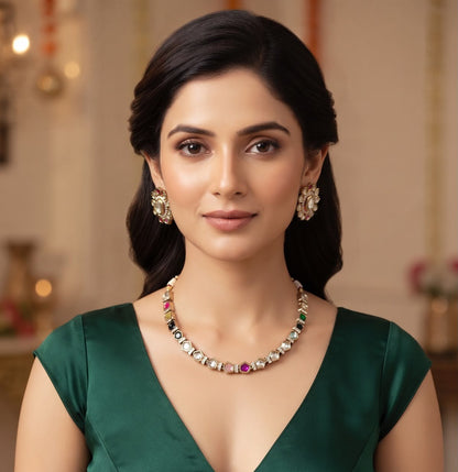 Shrija necklace set - Multicolor