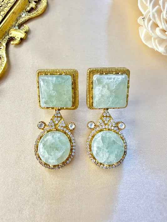 Nia stone danglers - Mint